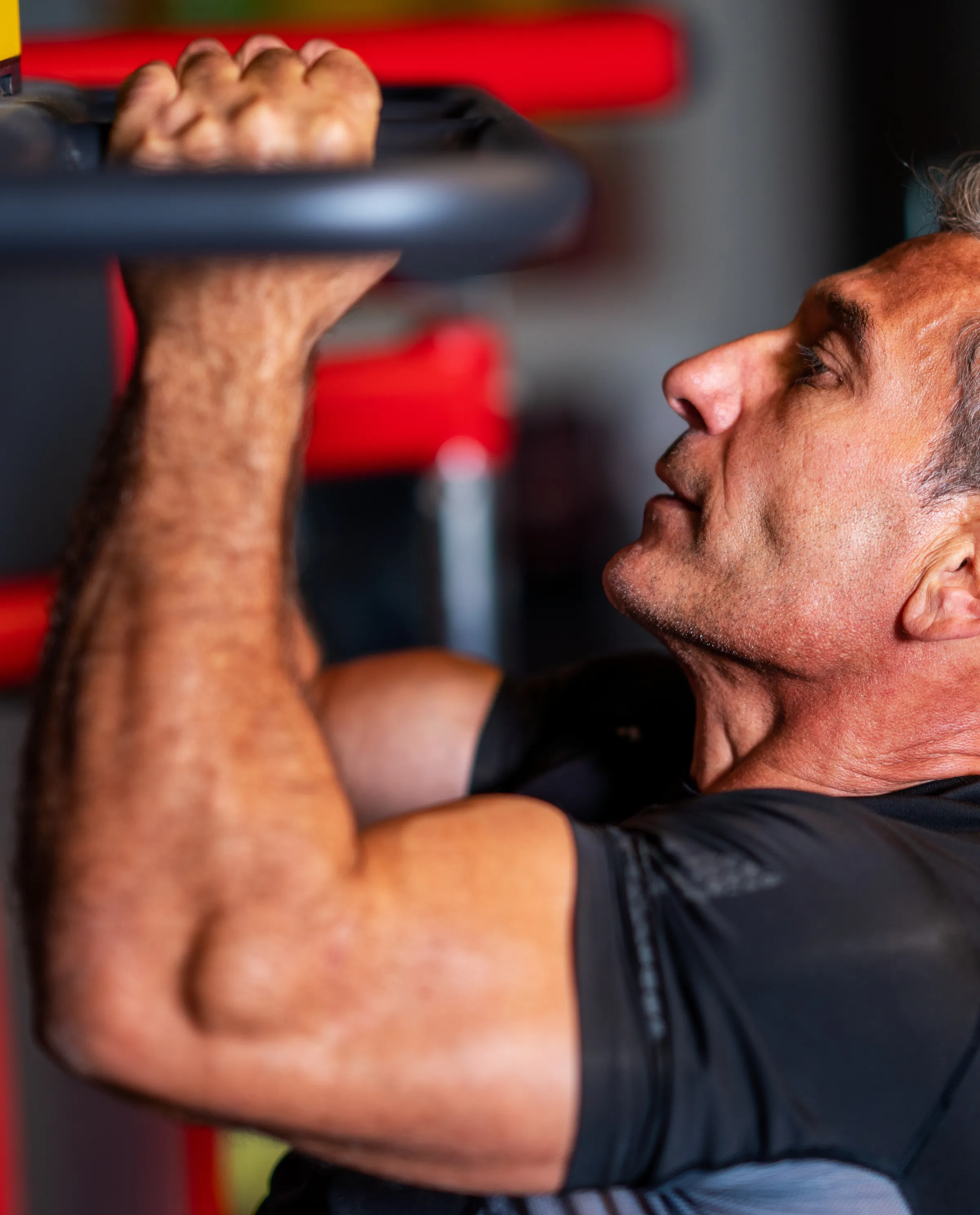 Man considering treatment options